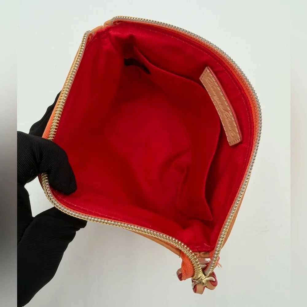 NWOT Dooney & Bourke Quadretto Check Cosmetic Case